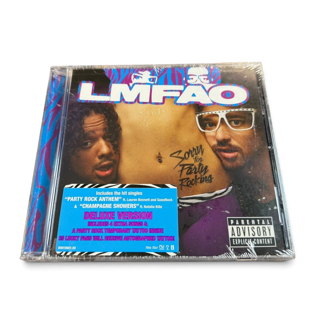 LMFAO Sorry For Party Rocking Deluxe Edition CD New Sealed 2011